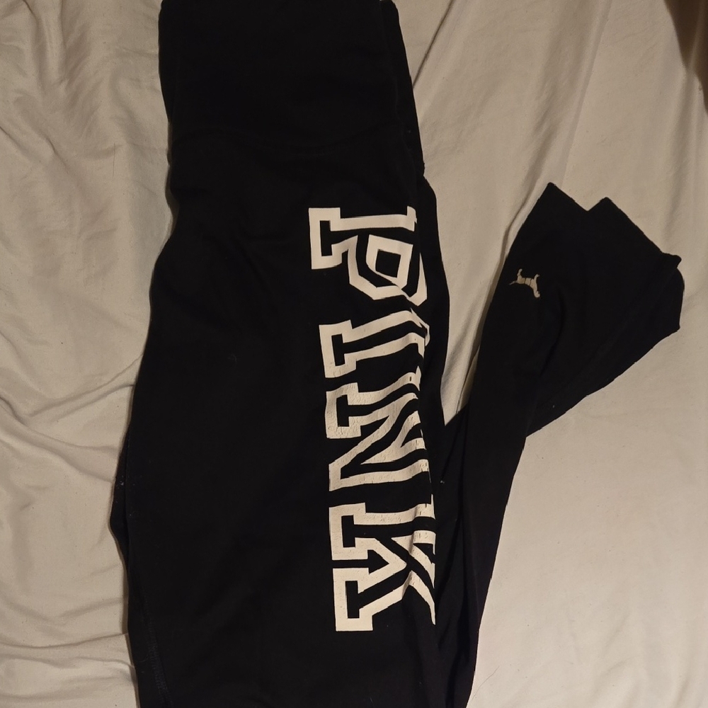 PINK Victoria's Secret Charcoal Leggings